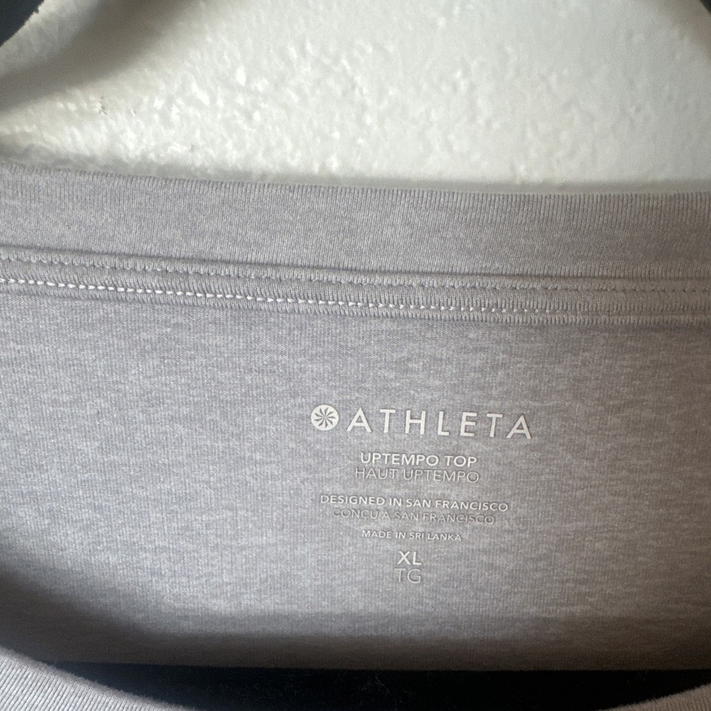 Athleta Blush Grey Size Xl Basic - image 2